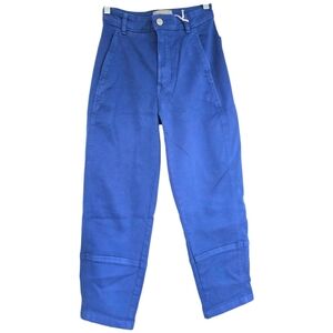 Everland Utility Barrel Pant In Rare Royal Blue Coloe